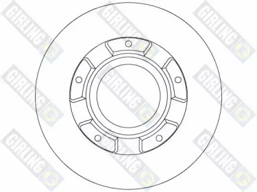 Тормозной диск (GIRLING: 6065105)