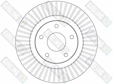 Тормозной диск (GIRLING: 6065331)