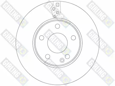 Тормозной диск (GIRLING: 6065481)