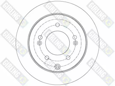 Тормозной диск (GIRLING: 6078194)