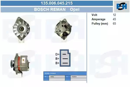 Генератор (CV PSH: 135.006.045.215)