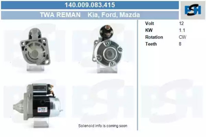 Стартер (CV PSH: 140.009.083.415)