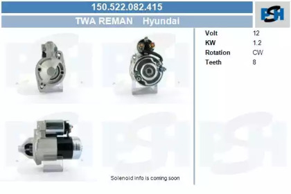 Стартер (CV PSH: 150.522.082.415)