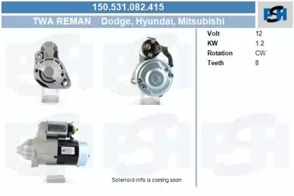 Стартер (CV PSH: 150.531.082.415)