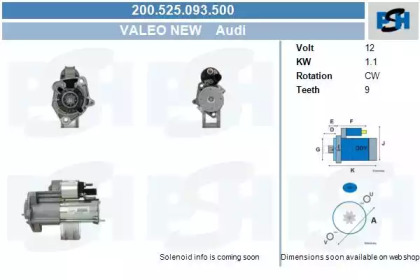 Стартер (CV PSH: 200.525.093.500)