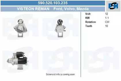 Стартер (CV PSH: 590.520.103.235)