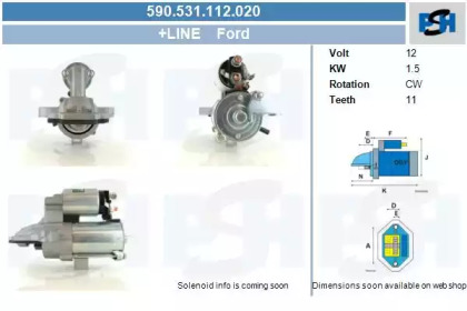Стартер (CV PSH: 590.531.112.020)