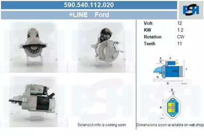 Стартер (CV PSH: 590.540.112.020)