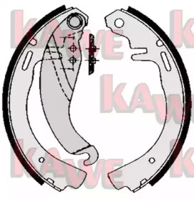 Комлект тормозных накладок (KAWE: 02490)