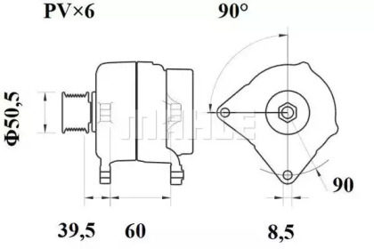 Генератор (MAHLE ORIGINAL: MG 241)