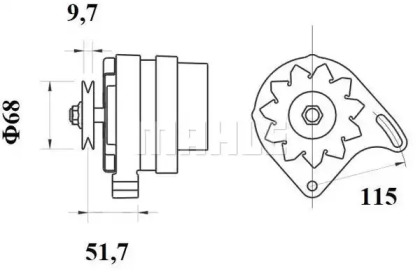 Генератор (MAHLE ORIGINAL: MG 244)