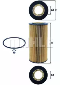 Фильтр (MAHLE ORIGINAL: OX 123/1D)