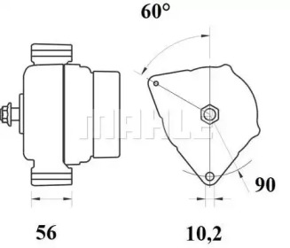 Фильтр (MAHLE ORIGINAL: KL 416/1)