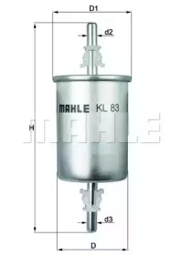 Фильтр (MAHLE ORIGINAL: KL 83)