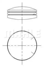 Комплект колец (MAHLE ORIGINAL: 001 06 N0)