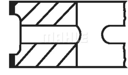 Комплект колец (MAHLE ORIGINAL: 039 43 N0)