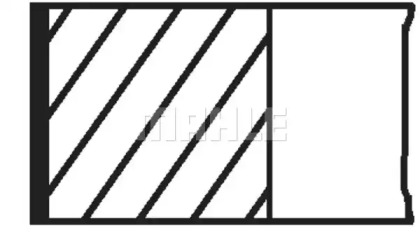 Комплект колец (MAHLE ORIGINAL: 503 04 N0)