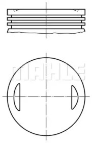 Комплект колец (MAHLE ORIGINAL: 008 56 N0)