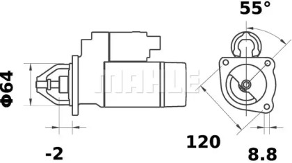 Стартер (MAHLE ORIGINAL: MS 381)