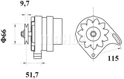 Генератор (MAHLE ORIGINAL: MG 602)