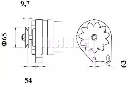 Стартер (MAHLE ORIGINAL: MS 17)