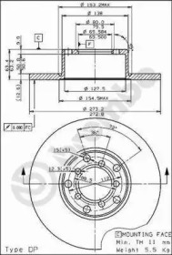 Тормозной диск (BRECO: BS 7042)