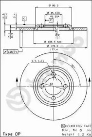 Тормозной диск (BRECO: BS 7110)