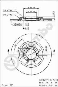 Тормозной диск (BRECO: BS 7344)