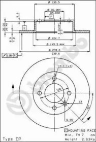 Тормозной диск (BRECO: BS 7179)