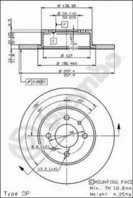 Тормозной диск (BRECO: BS 7333)