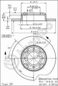 Тормозной диск (BRECO: BS 7205)