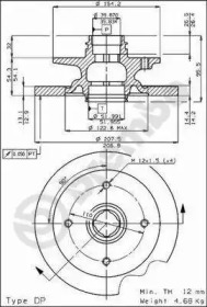 Тормозной диск (BRECO: BS 7237)