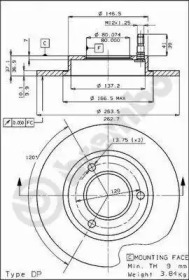 Тормозной диск (BRECO: BS 7239)