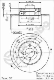 Тормозной диск (BRECO: BS 7262)