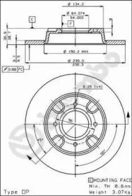 Тормозной диск (BRECO: BS 7288)