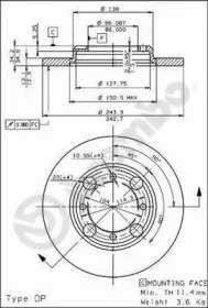 Тормозной диск (BRECO: BS 7348)