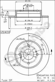 Тормозной диск (BRECO: BS 7352)