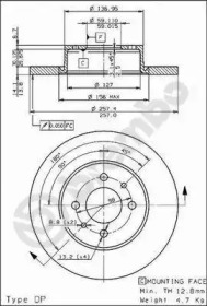 Тормозной диск (BRECO: BS 7373)