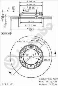 Тормозной диск (BRECO: BS 7366)