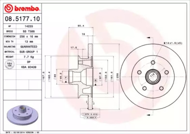 Тормозной диск (BRECO: BS 7388)