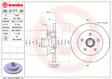 Тормозной диск (BRECO: BS 7393)