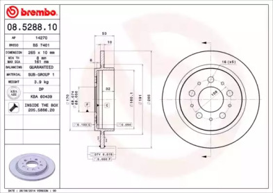 Тормозной диск (BRECO: BS 7401)