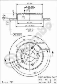 Тормозной диск (BRECO: BS 7440)