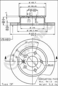 Тормозной диск (BRECO: BS 7426)