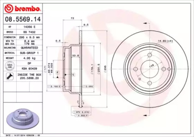 Тормозной диск (BRECO: BS 7432)