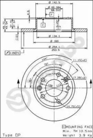 Тормозной диск (BRECO: BS 7448)