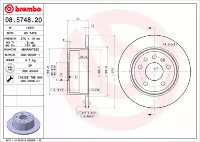 Тормозной диск (BRECO: BS 7479)