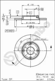 Тормозной диск (BRECO: BS 7494)