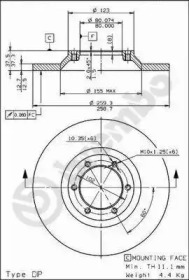 Тормозной диск (BRECO: BS 7554)