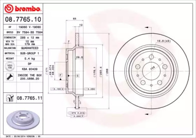 Тормозной диск (BRECO: BS 7584)